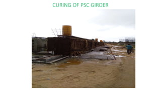 CURING OF PSC GIRDER
 