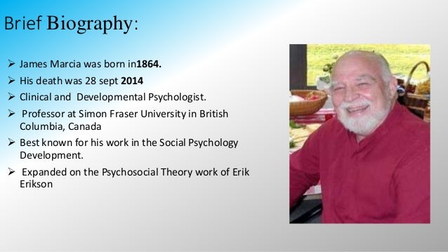 pschology identity status by james marcia ppt james marcia