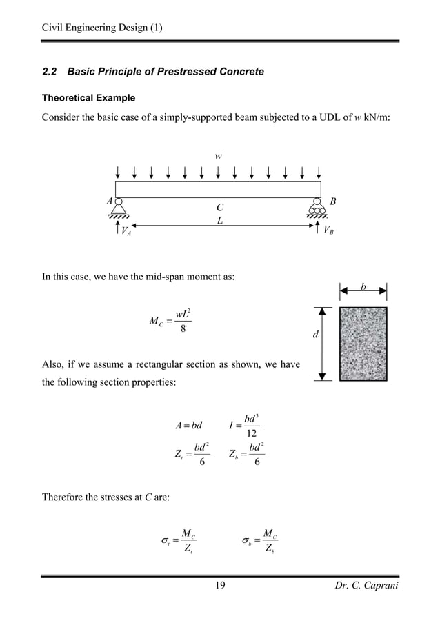 Prestressed Concrete Design | PDF
