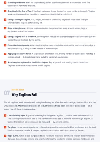 Tagline Fail PSC SafeGuider® Tagline System: The Complete Guide to Suspended Load ...