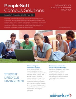 PeopleSoft Campus Solutions