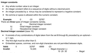 C BASICS: Features of C - Basic Structure of a C Program. | PPTX
