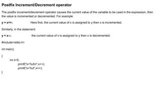 C BASICS: Features of C - Basic Structure of a C Program. | PPTX