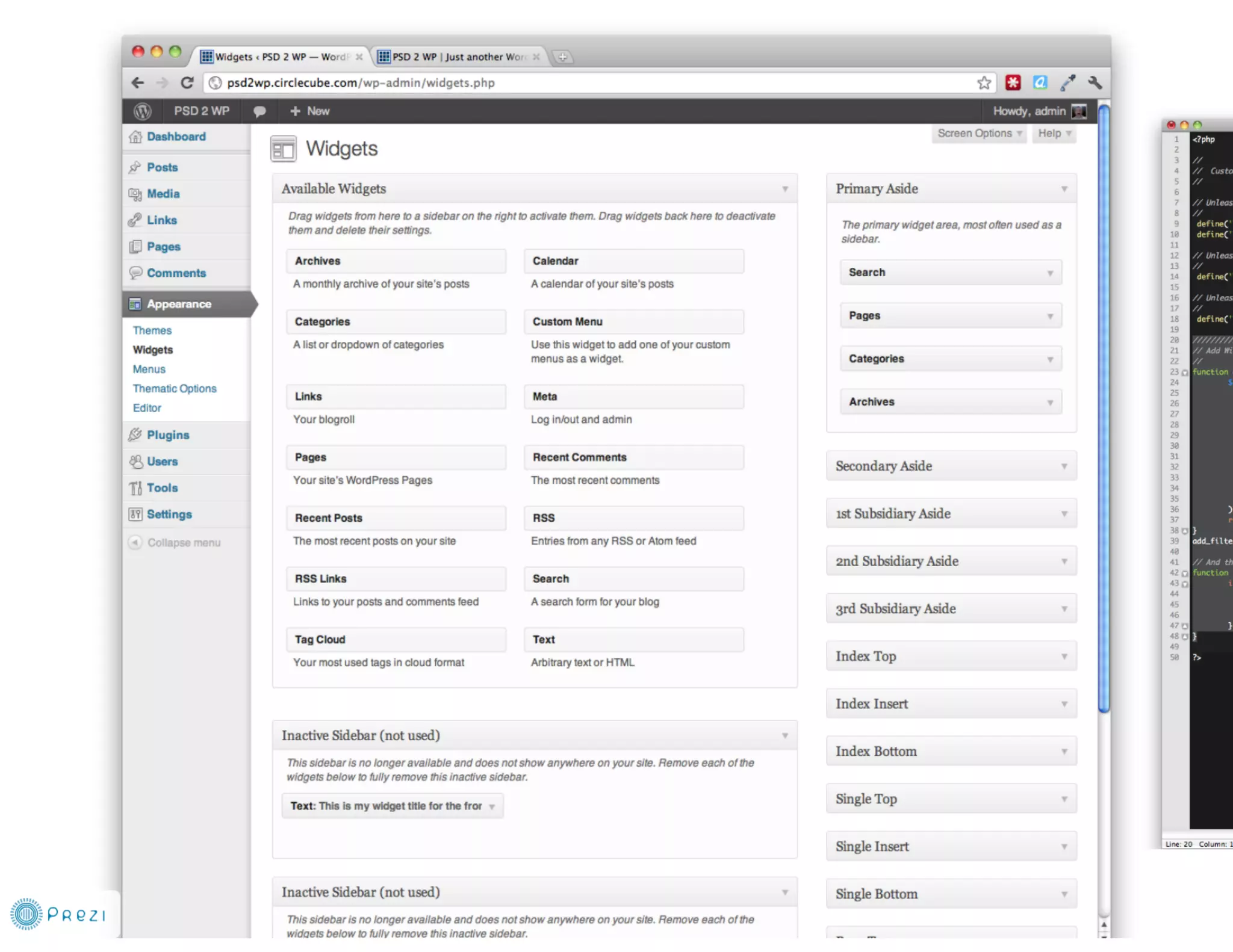 From PSD to WP Theme