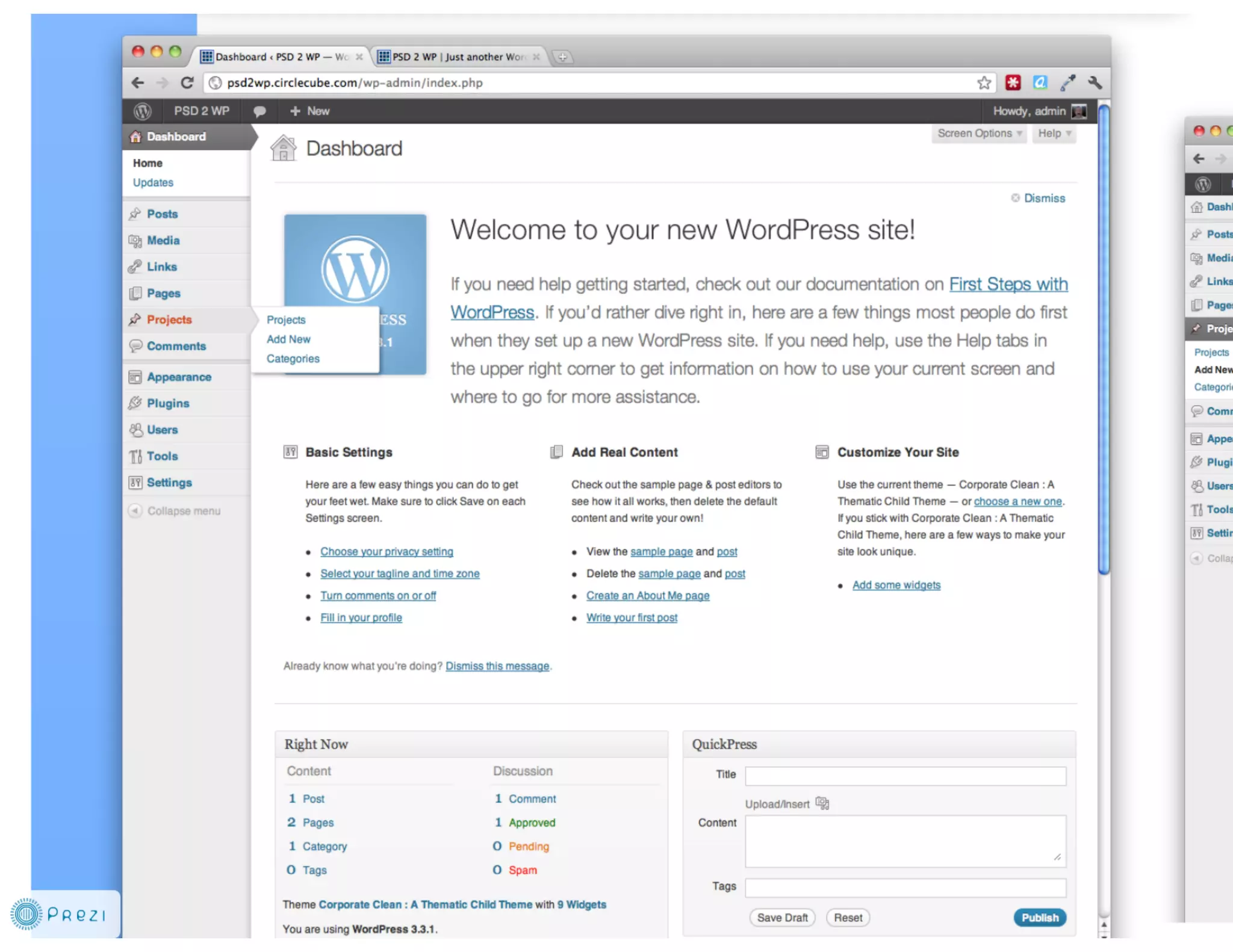 From PSD to WP Theme