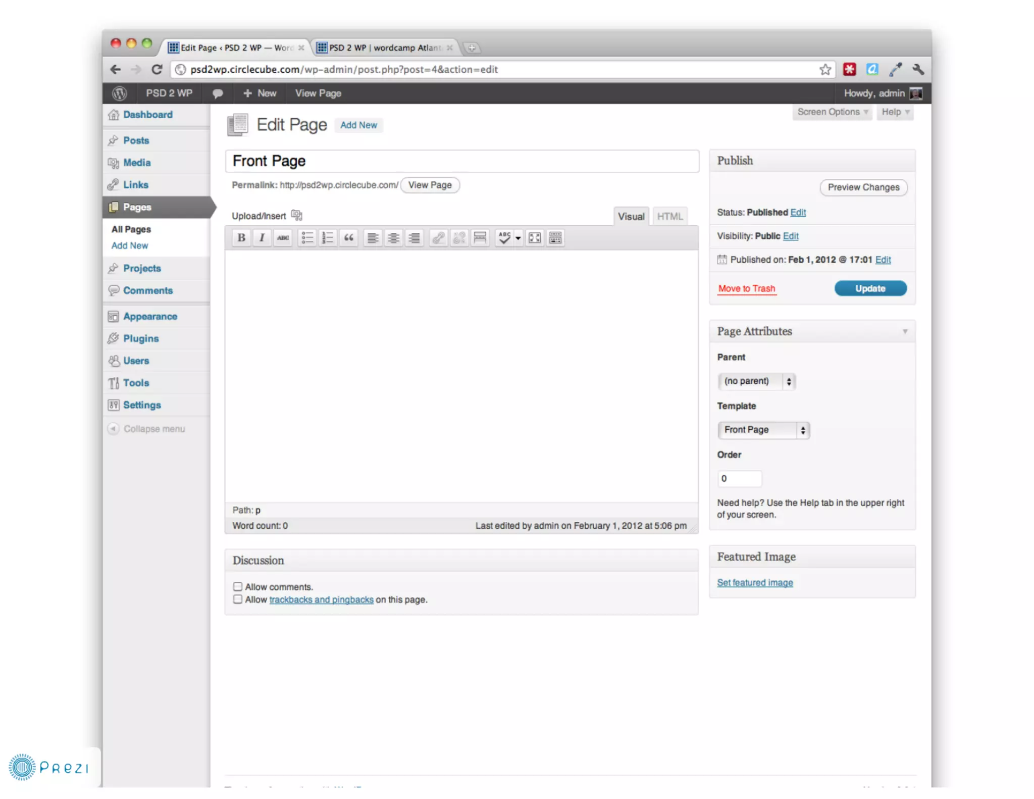 From PSD to WP Theme
