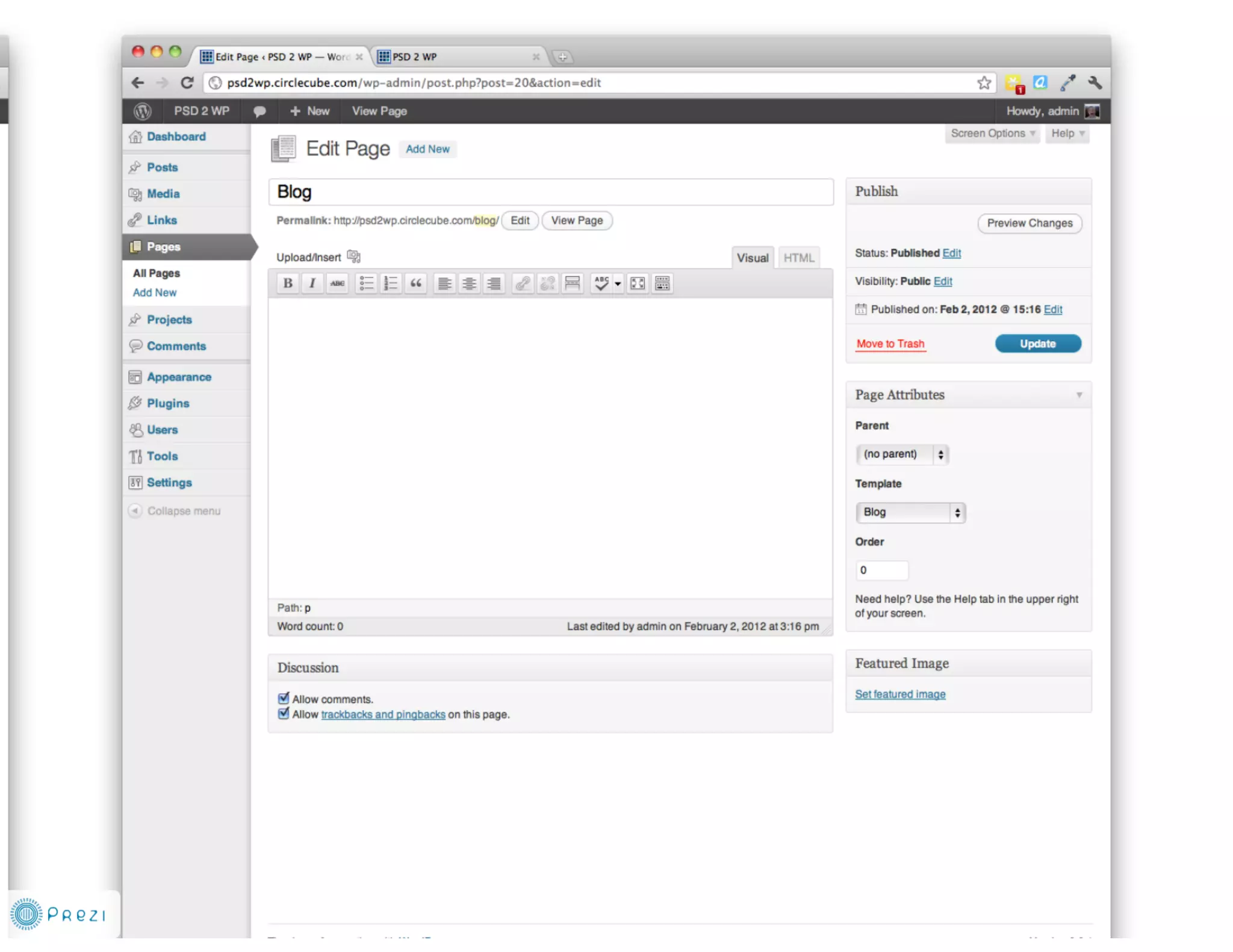 From PSD to WP Theme