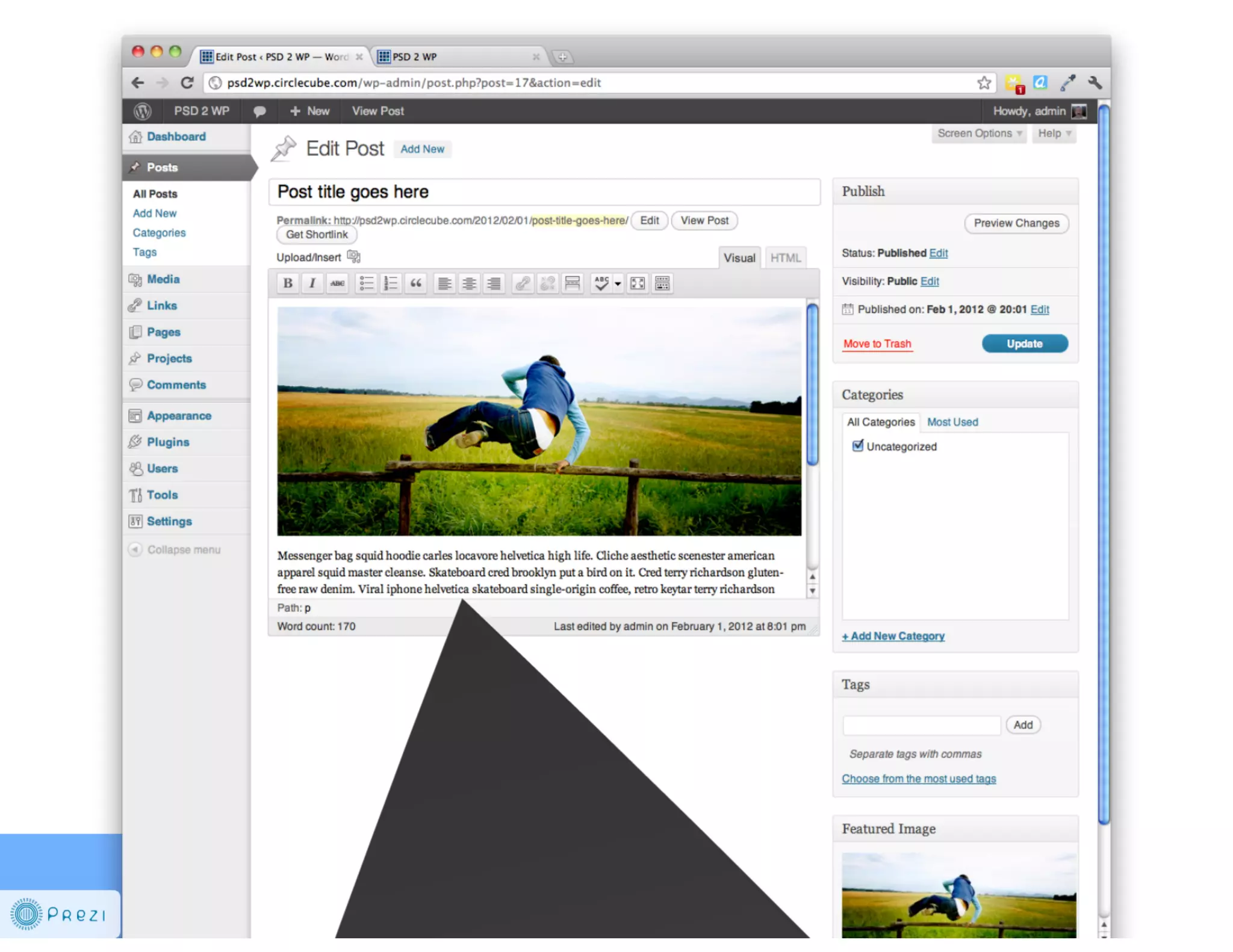From PSD to WP Theme