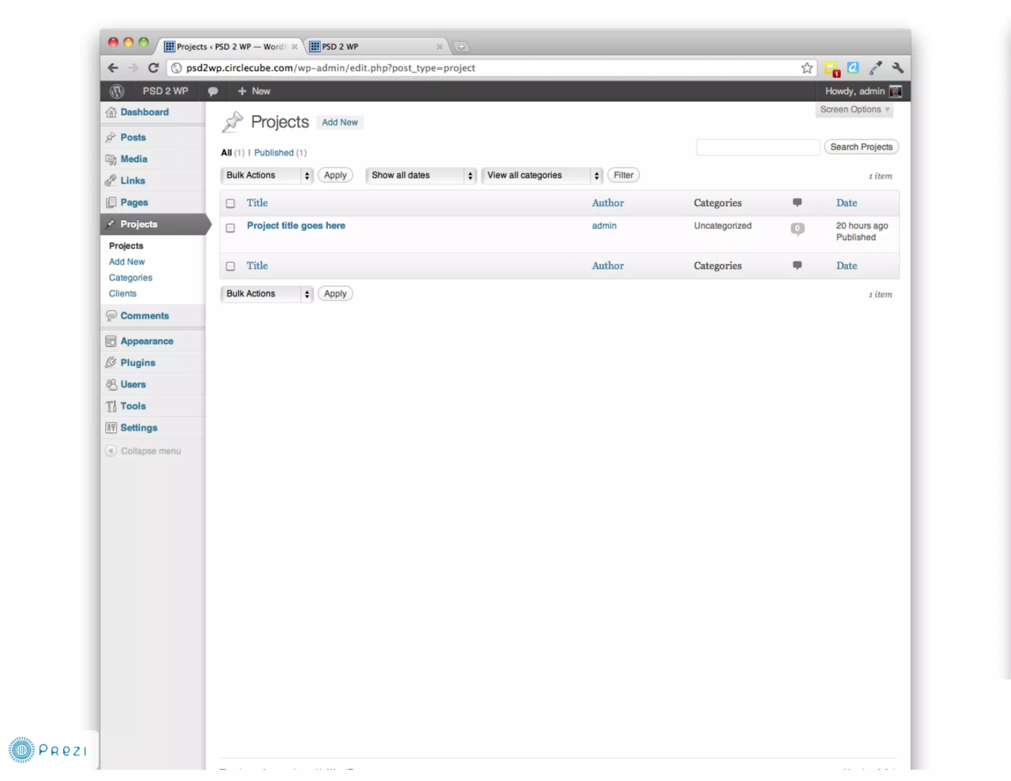 From PSD to WP Theme