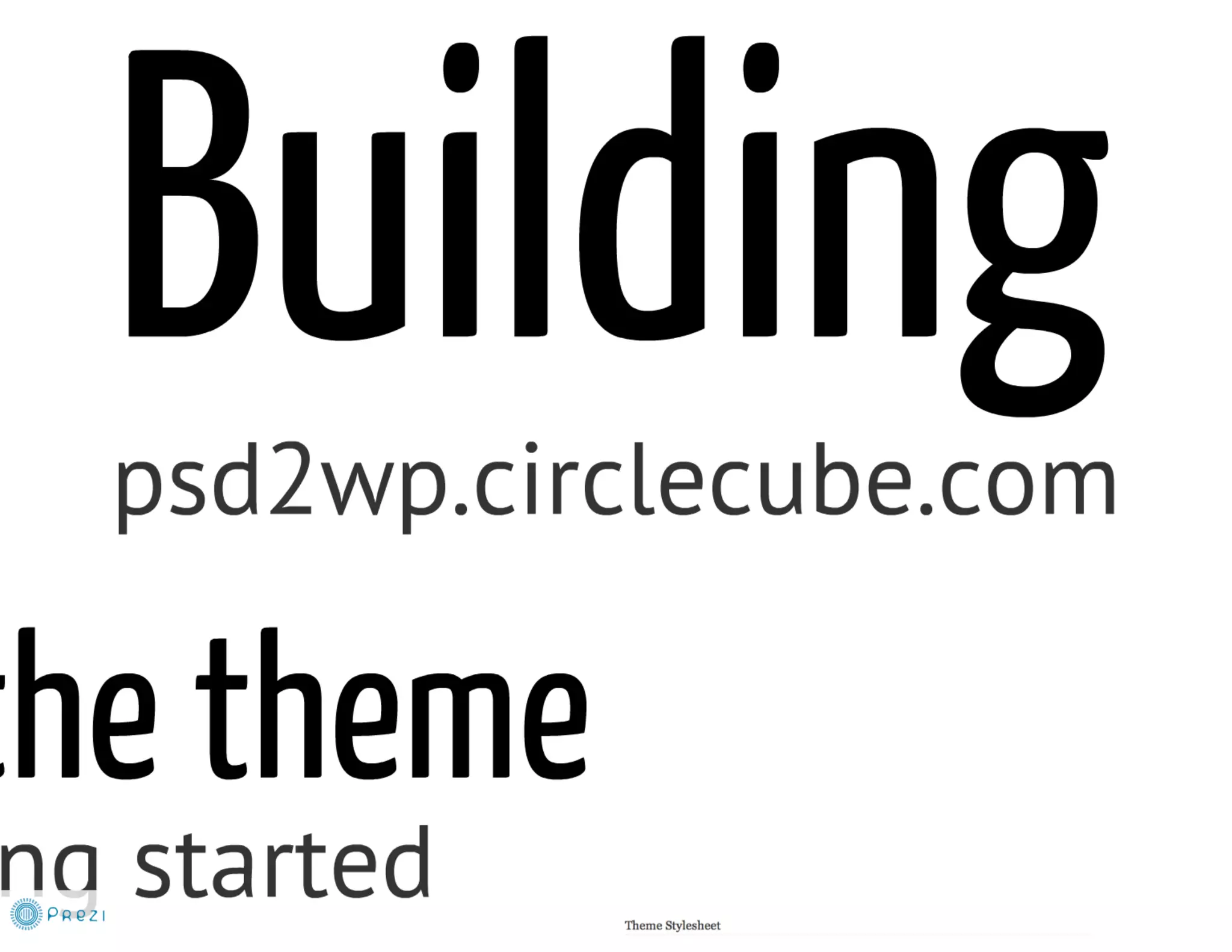 From PSD to WP Theme