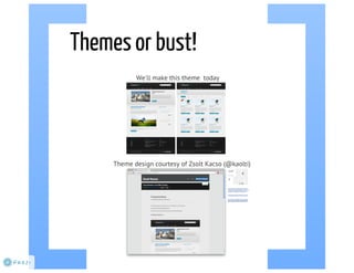 From PSD to WP Theme