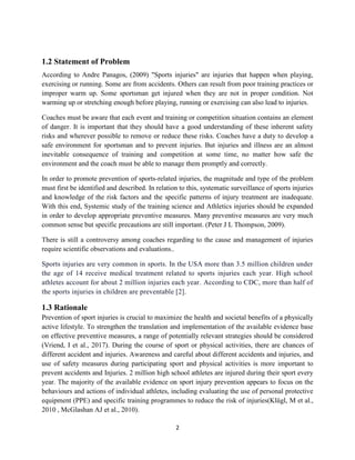 Sports Rationale Sample PRACTICAL SKILL DEVELOPMENT IN PREPARATION OF PROTOTYPE PLAN ON HEALTH ...