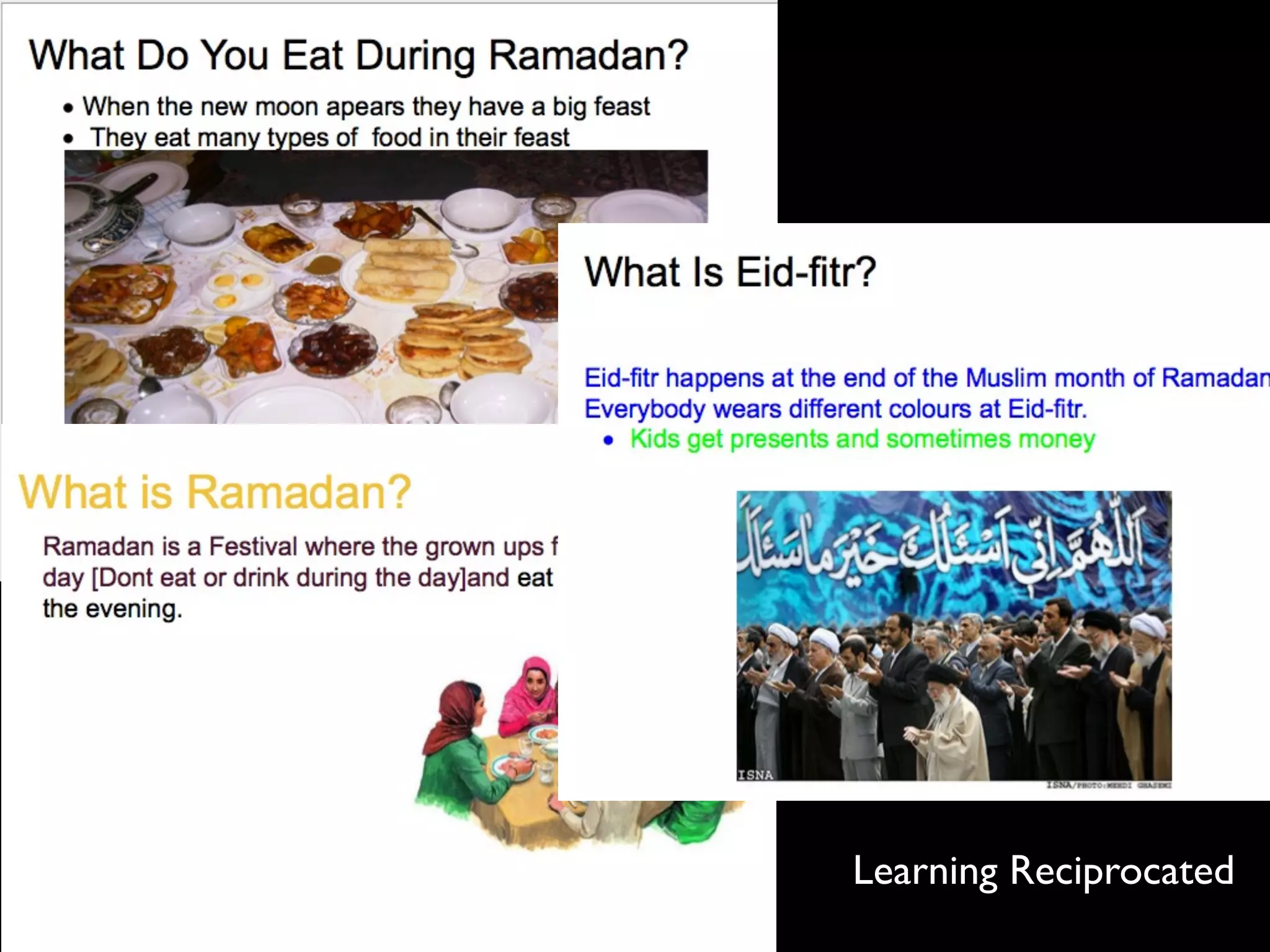 Learning Reciprocated
 