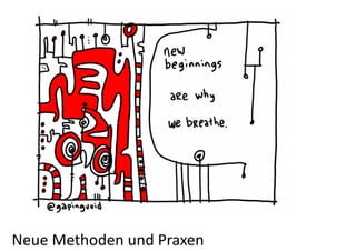 Neue 
Methoden 
und 
Praxen 
 