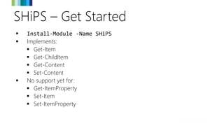 PowerShell Data as File System | PPT
