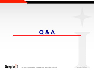 Q&A

The Best Controller & Peripheral IC Solutions Provider

 