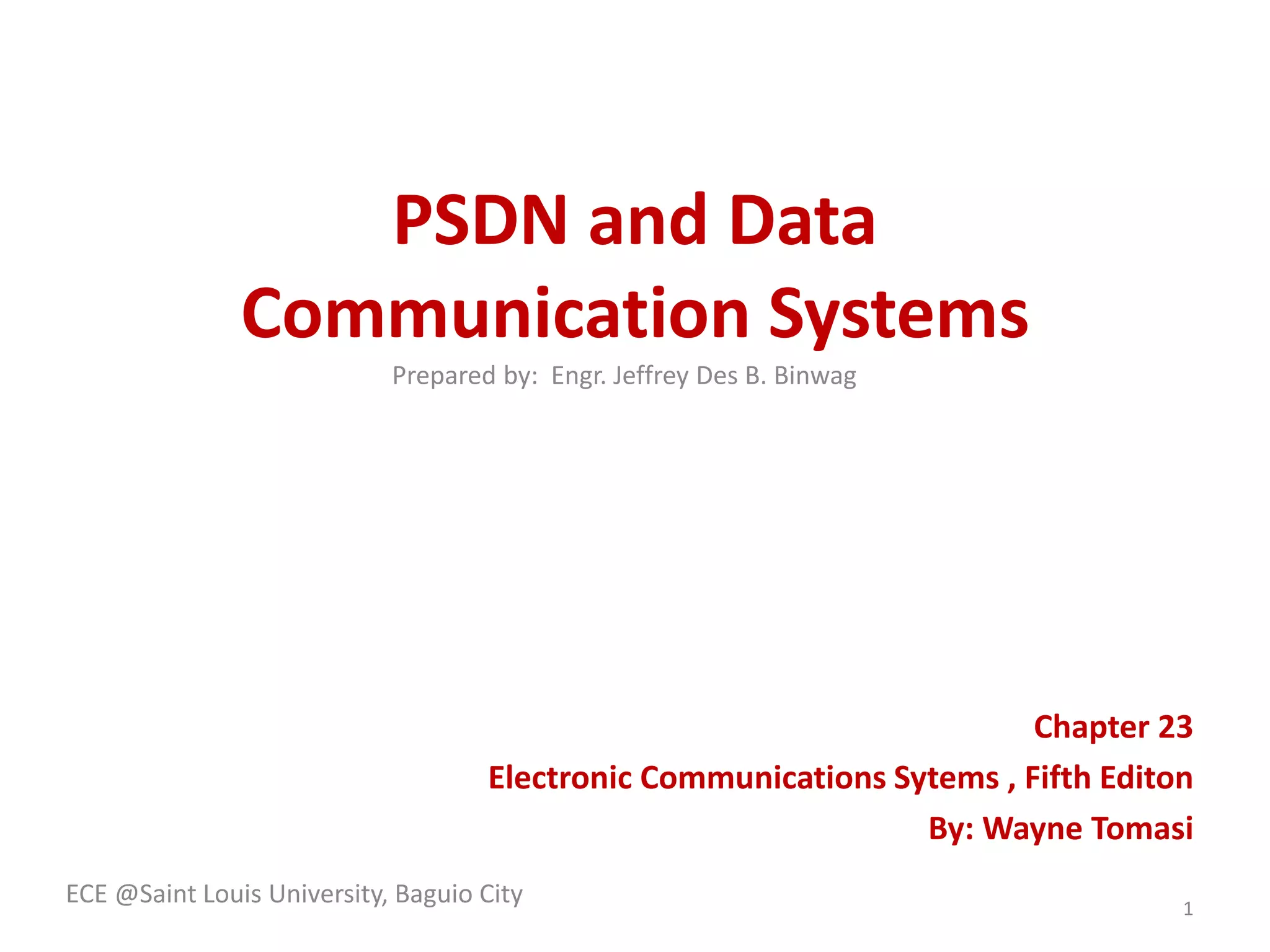 Psdn Outlet Psdn and ccitt x series | PPTX