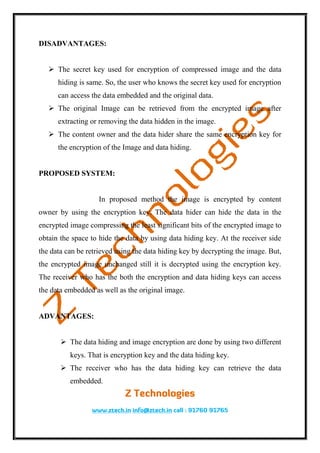 separable reversible data hiding in encrypted image | PDF