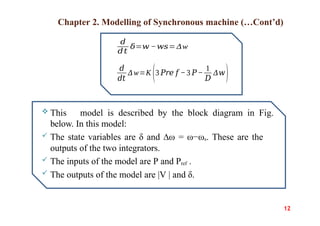 Synchronous Modeling Example Modeling of synchronous generator of in power system .pptx