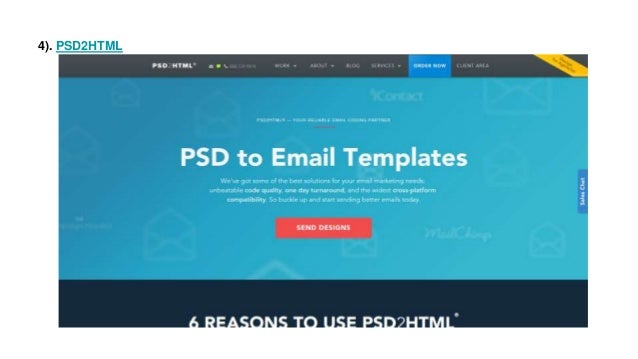 top 5 psd to email templates conversion company