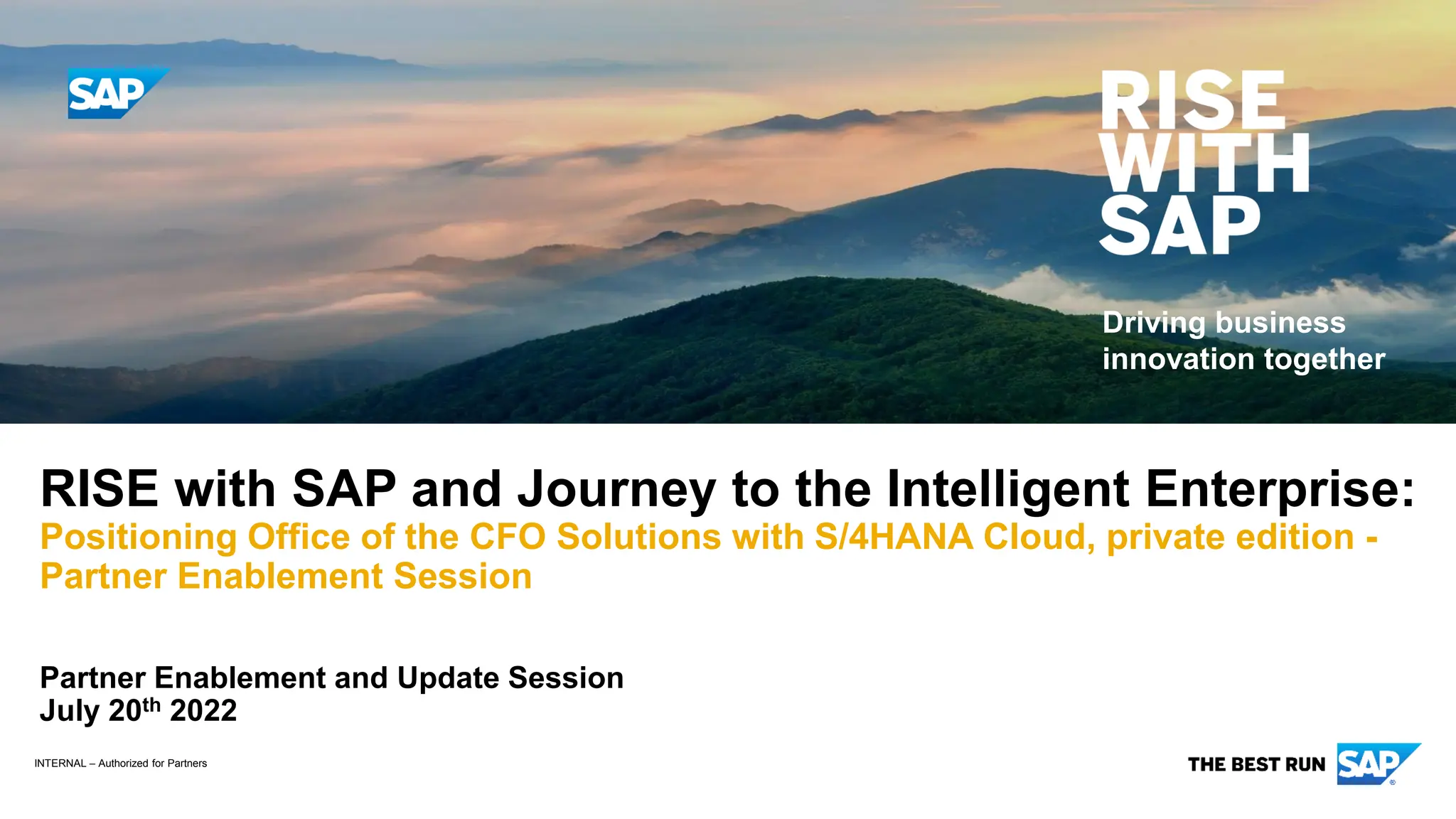 RISE with SAP and Journey to the Intelligent Enterprise | PDF