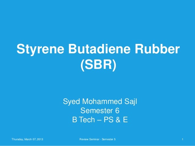styrene butadiene rubber