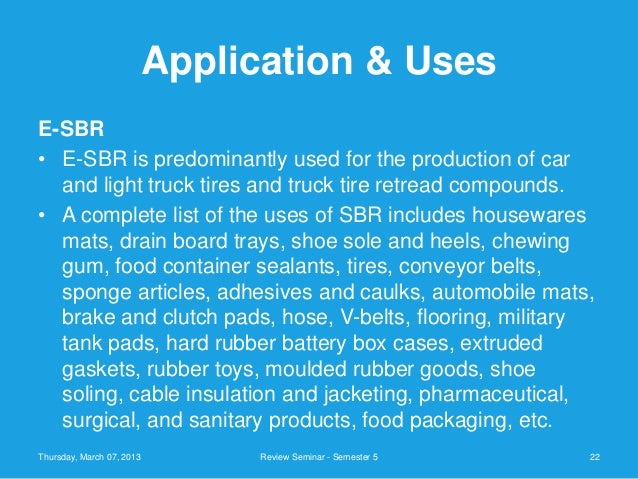 styrene butadiene rubber