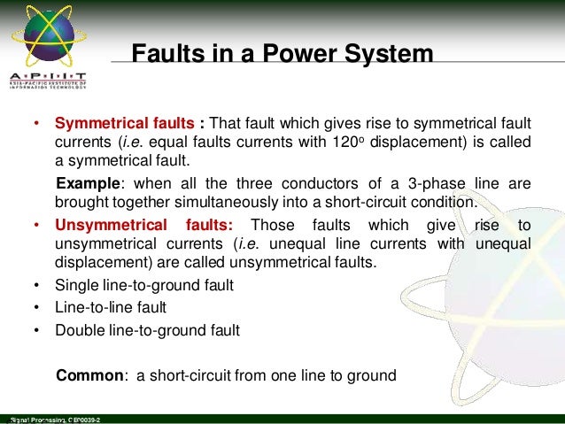 UNSYMMETRICAL FAULTS IN POWER SYSTEM