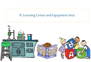 B. Learning Center andEquipmentArea
 