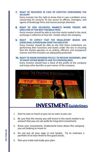 [PinoyInvestor.com] PSE Guide to Stock Investing in the Philippines | PDF