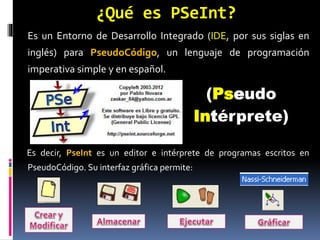 Pseint | PPT