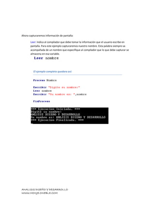 Pseint Leer Y Escribir