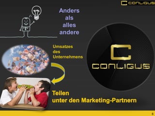 6 
Anders 
als 
alles andere 
Umsatzes 
des 
Unternehmens  