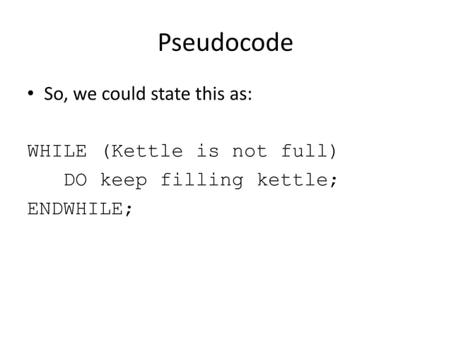 Introduction to Pseudocode | PPTX | Programming Languages | Computing