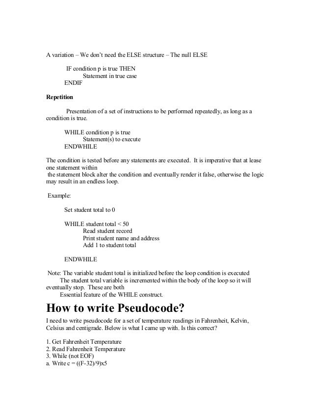 pseudocode writer pseudocode writer