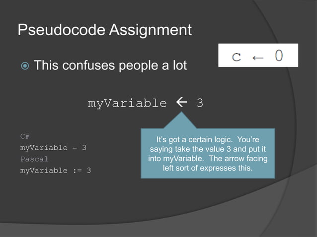 Pseudocode | PPTX