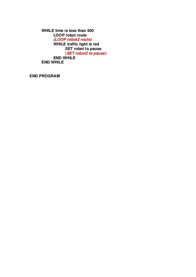 Pseudo Code Pseudo Code