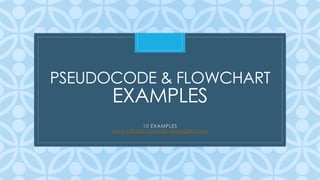 Pseudocode & flowchart examples | PDF | Programming Languages | Computing
