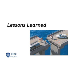 Lessons Learned   