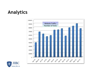 Analytics Website Traffic: Number of Visits 