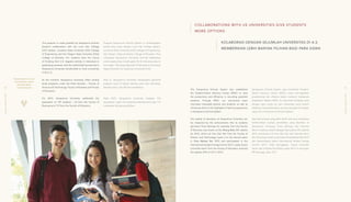 AnnualReport2015
AnnualReport2015
4 0 4 1
Collaborations with US universities give students
more options
Kolaborasi dengan...