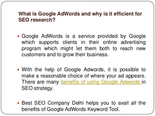 google adwords research paper
