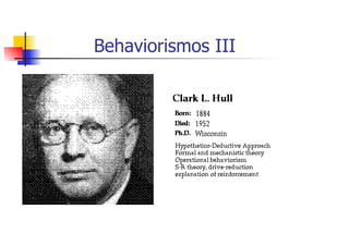 Behaviorismos III
 