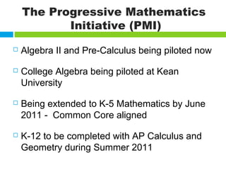 Psi pmi  effective new approaches to high school science and k 12 mathematics Slide 48