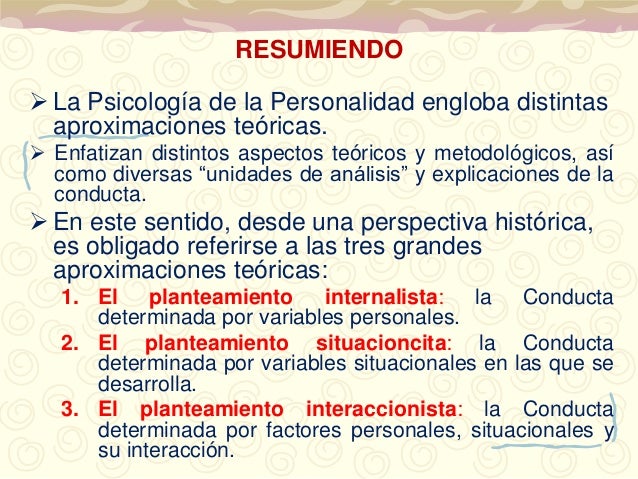Psicología de la Personalidad