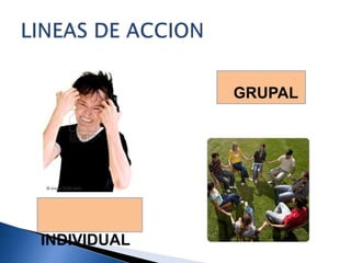 LINEAS DE ACCIONGRUPALINDIVIDUAL