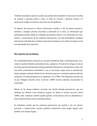 Psicoactivia, Resumen Ejecutivo