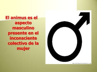 El animus es el aspecto masculino presente en el inconsciente colectivo de la mujer 