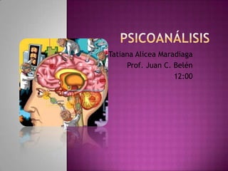 Tatiana Alicea Maradiaga
     Prof. Juan C. Belén
                   12:00
 