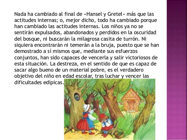 Psicoanálisis Hansel y Gretel